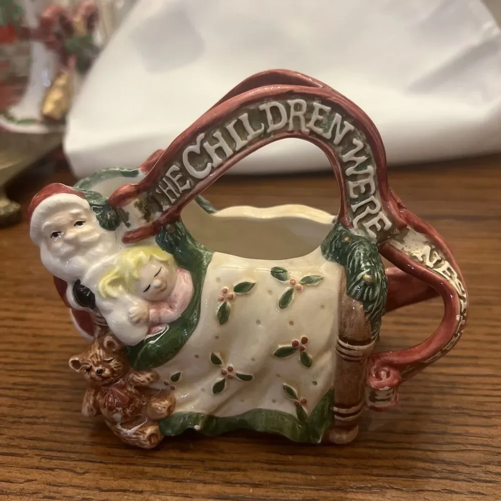 Vintage 1993 Fitz And‎ Floyd Night Before Christmas Creamer